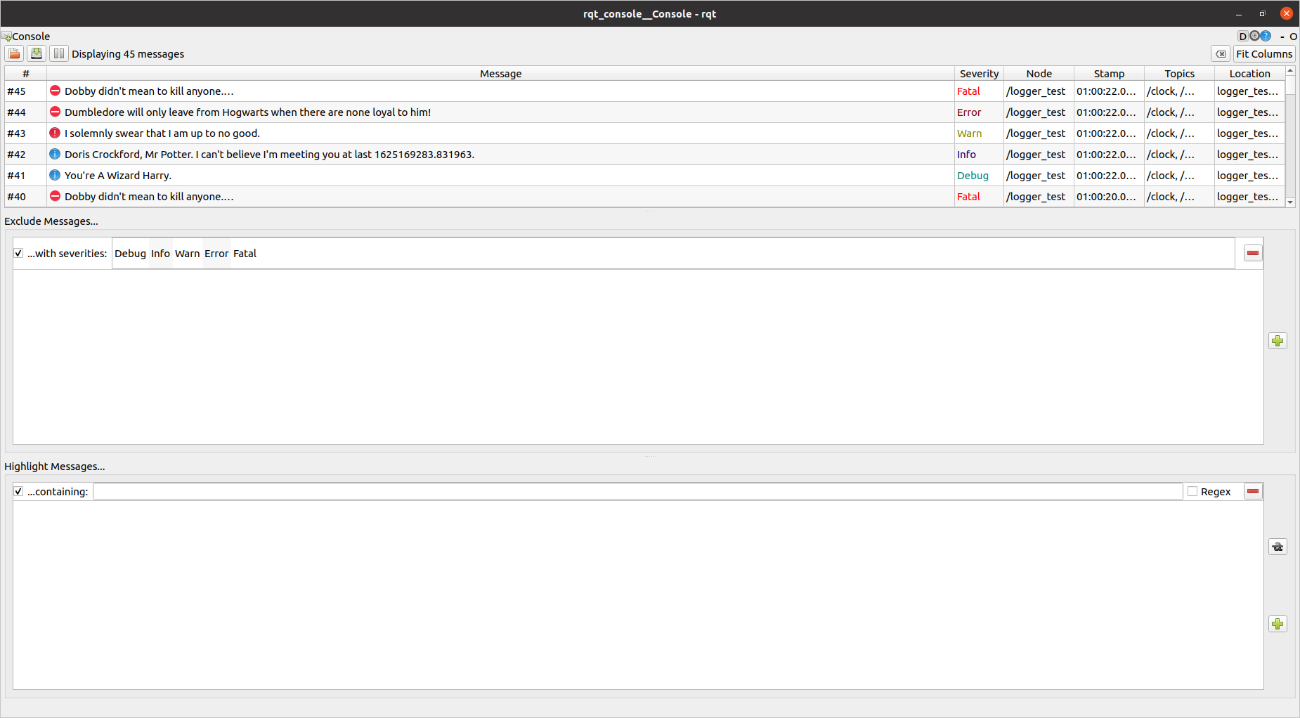RQT Console