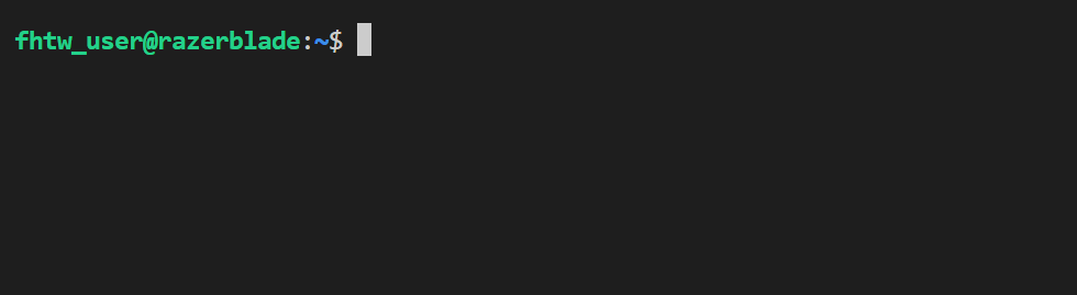 FHTW User Terminal