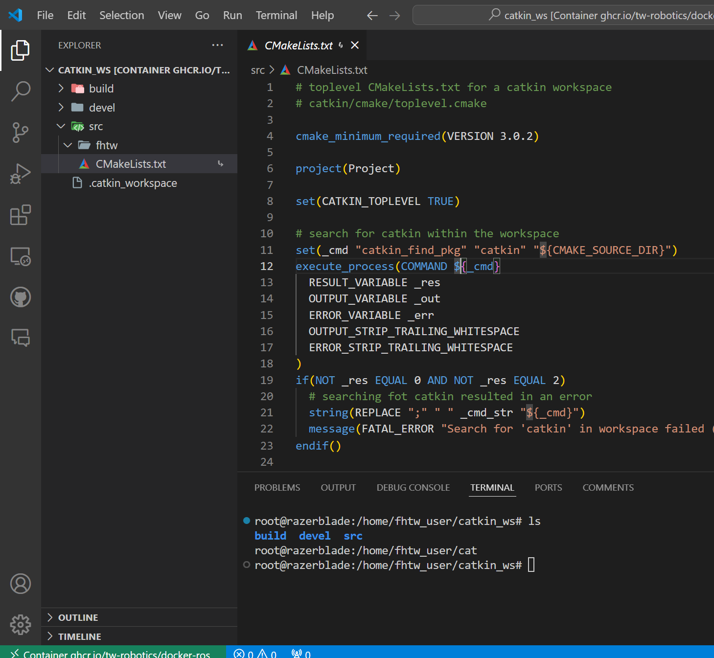 VS Code File Explorer