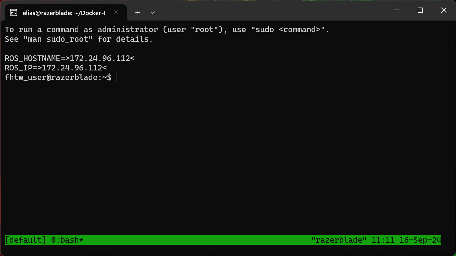 Docker Terminal